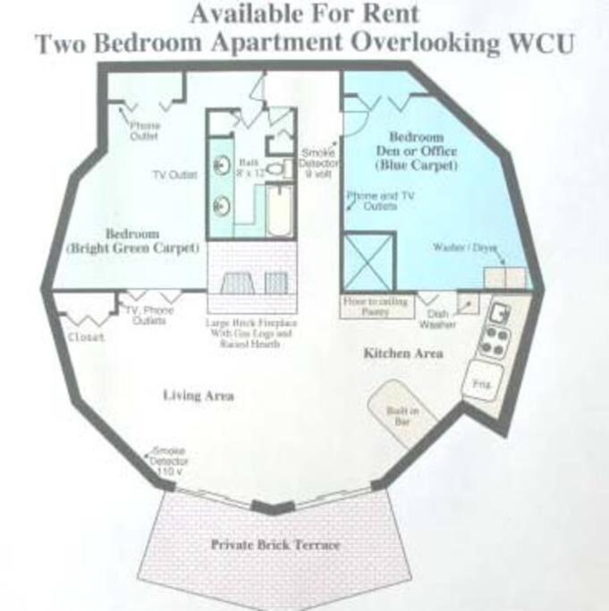 2 Bedroom Overlooks Wcu And Cullowhee Nc - Smoke And Pet Free Appartement